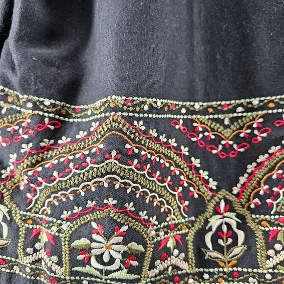 Crossing Pointe Womens Jacket Multi-Color Size Large Rayon Blend Embroidered - Picture 11 of 14